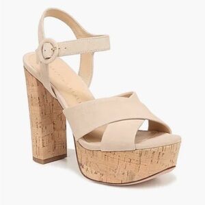 VERONICA BEARD Lucille Platform Sandals (W8.5)
